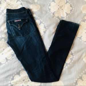 Hudson | Colin Flap Skinny Jean | Med-Dark Wash